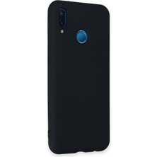 Newface Huawei P20 Lite Kılıf Nano Içi Kadife  Silikon - Lacivert