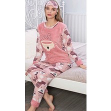 Afilli Moda Ikili Polar Pijama Takımı