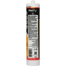 Hatfix Silikonize Mastik Beyaz 450GR