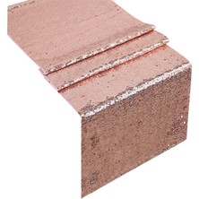 Shun Düğün Doğum Günü Partisi Yemeği Dekorasyon Için Pullu Masa Koşucu Glitter Kapak Ev Dekorasyonu (Yurt Dışından)