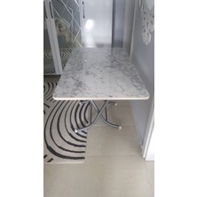 AldaGelsin Mermer Desenli Katlanabilir Masa (70*120)