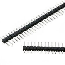 Wozlo 1X40 Pin 7.1mm Uzunluk 1.27MM 180 Derece Erkek Pin Header - 5 Adet