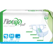 Flexi Life Yetişkin Hasta Bezi Bel Bantlı Tekstil Yüzeyli Medium Orta 240 Adet