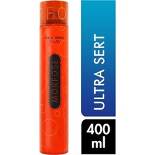 Morfose Saç Spreyi 400ml Ultra Sert (Turuncu) (3 Lü Set)