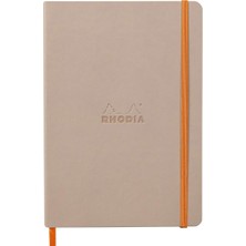 Rhodia Yumuşak Kapak A5 Çizgili Defter Rose Smoke 117373C