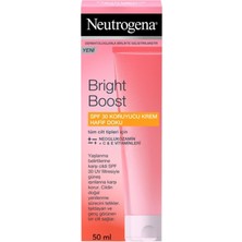 Neutrogena Bright Boost SPF30 Koruyucu Krem 50 ml