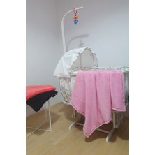 Fronte Home Bebek Çocuk Battaniyesi Yumuşak Peluş Wellsoft Pembe