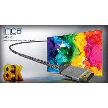 Inca IHM-03T  HDMI To Hdmı  Hıgh Speed 8k 2.1V  Kablo-3m