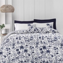 Altınbaşak % 100 Pamuk Ranforce Capri On Moonlit Çift Kişilik Nevresim Takımı