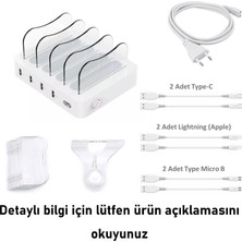 SooPii CS40 22W 4 Port Masaüstü USB Çoklu Şarj İstasyonu