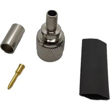 Mini Uhf Erkek Konnektör Seti (Mini Uhf Erkek-Içdiş Sıkmalı Düz Model) (RG58)