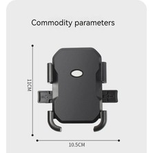Panada Bisiklet Motosiklet Düşme Önleyici Sarsıntı Önleyici Telefon Tutucu (Yurt Dışından)