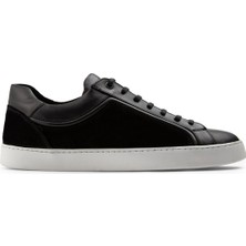 Deery Hakiki Süet Siyah Sneaker Erkek Ayakkabı