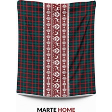 Marte Home Yılbaşı & Christmas Desen Baskılı Dekoratif Masa Örtüsü
