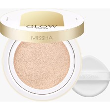 Işıltılı ve Cam Cilt Görünüm Sunan Hafif Dokulu Cushion SPF40++ Glow Cushion (No.21P)