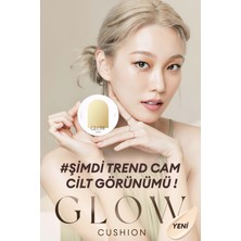 Işıltılı ve Cam Cilt Görünüm Sunan Hafif Dokulu Cushion SPF40++ Glow Cushion (No.21P)