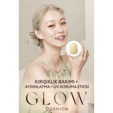 Işıltılı ve Cam Cilt Görünüm Sunan Hafif Dokulu Cushion SPF40++ Glow Cushion (No.21P)