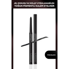 MISSHA Pürüzsüz Uygulanan Jel Dokuda Kalem Eyeliner 0.14G Missha Longwear Gel Pencil Liner (Titan Black)