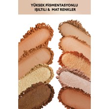 MISSHA Yoğun Renk Pigmentli 9' Lu Far Paleti Full Shot Unlimit Eye Palette (No.2 Bake Better)