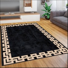 Rovigo Home Dijital Baskı Yıkanabilir Kaymaz Taban Salon Halısı RVG0444