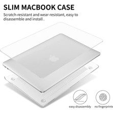 ESR Apple Macbook Pro 13.3 2022 M2 Işlemcili A2338 Seri Sert Macbook Simli Kaplama Koruyucu