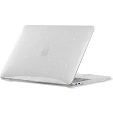 ESR Apple Macbook Air 13.3 2022 M2 Işlemcili A2338 Seri Sert Macbook Simli Kaplama Koruyucu