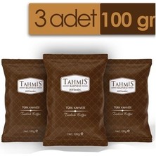 Tahmis Türk Kahvesi 100 gr 3'lü Paket Orta Kavrulmuş