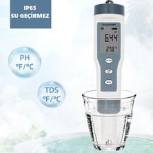 Hubstein Tds 3 In 1 Ph Sıcaklık Tds Ölçer Led’li Sıcaklık Göstergeli Su Test Cihazı 3ın1 Tds Ph Sıcaklık Ölçer