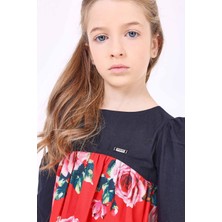 Pan Con Chocolate Kız Çocuk Uzun Kollu Elbise