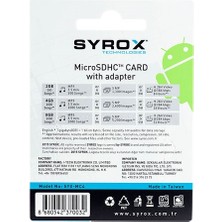 Professional Microsdxc With Adapter Read Speed 30MB/S Write Speed 20MB/S 4gb