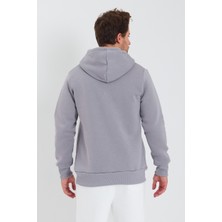 Amazing Crash  Kapüşonlu Kanguru Cepli Baskılı Sweatshirt