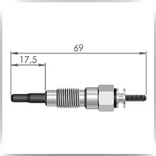 RESCAL Isıtma Bujisi - Kubota - Multicar