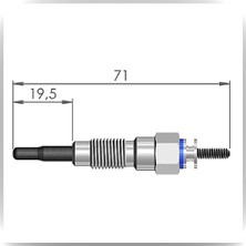 RESCAL Isıtma Bujisi - Nissan - Infiniti - ET070101