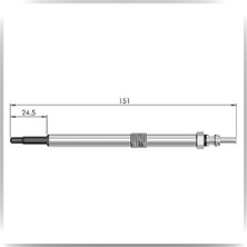 RESCAL Isıtma Bujisi - Nissan - Infiniti - Opel - Renault - Dacia