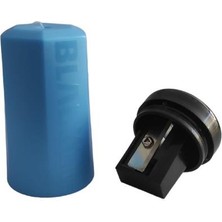 Adel Mavi Kalemtraş Altıgen Tek Bıçaklı 1 Adet Adel Blackline  Kalemtraş Mavi 1 Adet