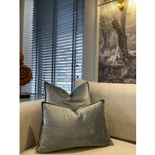 Decamor Home Kadife Kırlent Kılıfı Mint Yeşili Kadife Kırlent Kılıfı
