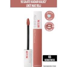 Maybelline 2'li Super Stay Matte Ink Likit Mat Ruj Seti - Seductress