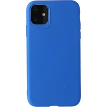 Kılıf Evrenim iPhone 11 Kılıf Premium Rubber Silikon - Mavi