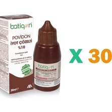 Batiqonıx Povidon Iyot Çözelti Dökme 30 Ml X 30