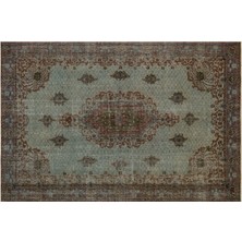 Sempati Halı Klasık Modern Vintage Eskıtme El Dokuma Halı  175 X 264 Cm 9730