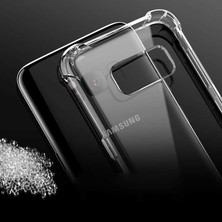 Kip GSM Samsung Galaxy S8 Plus Şeffaf Kamera Korumalı Darbe Emici Telefon Kılıfı