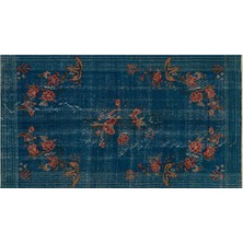 Sempati Halı Vintage Eskıtme El Dokuma Halı  112 X 195 Cm 9571
