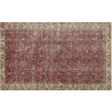 Sempati Halı Gerçek El Dokuma Eskıtme Vintage Halı  144 X 235 Cm 9591