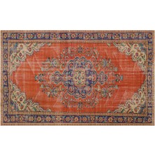 Sempati Halı Özel Vintage El Dokuma Eskıtme Halı 166 X 265 Cm 9684