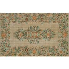 Sempati Halı Klasık Modern Vintage Eskıtme El Dokuma Halı   173 X 270 Cm 9686