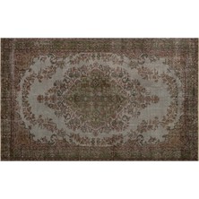 Sempati Halı Gerçek El Dokuma Eskıtme Vintage Halı  171 X 277 Cm 9718
