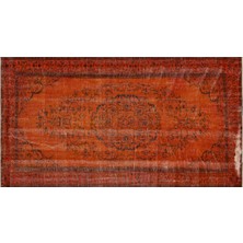 Sempati Halı Gerçek El Dokuma Eskıtme Vintage Halı  155 X 278 Cm 9736