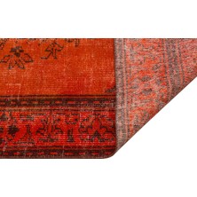 Sempati Halı Gerçek El Dokuma Eskıtme Vintage Halı  155 X 278 Cm 9736