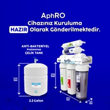 H-Max Aphro 6 Fiiltreli Süper Membranlı 9 Litre Çelik Tanklı Açık Kasa Su Arıtma Cihazı - 0026