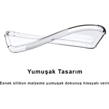 CepStok Samsung Galaxy S21 Fe Kılıf Şeffaf 3D Kamera Lens Korumalı Silikon